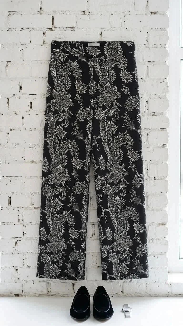 Pantalon été, large, style Bohème, taille 38